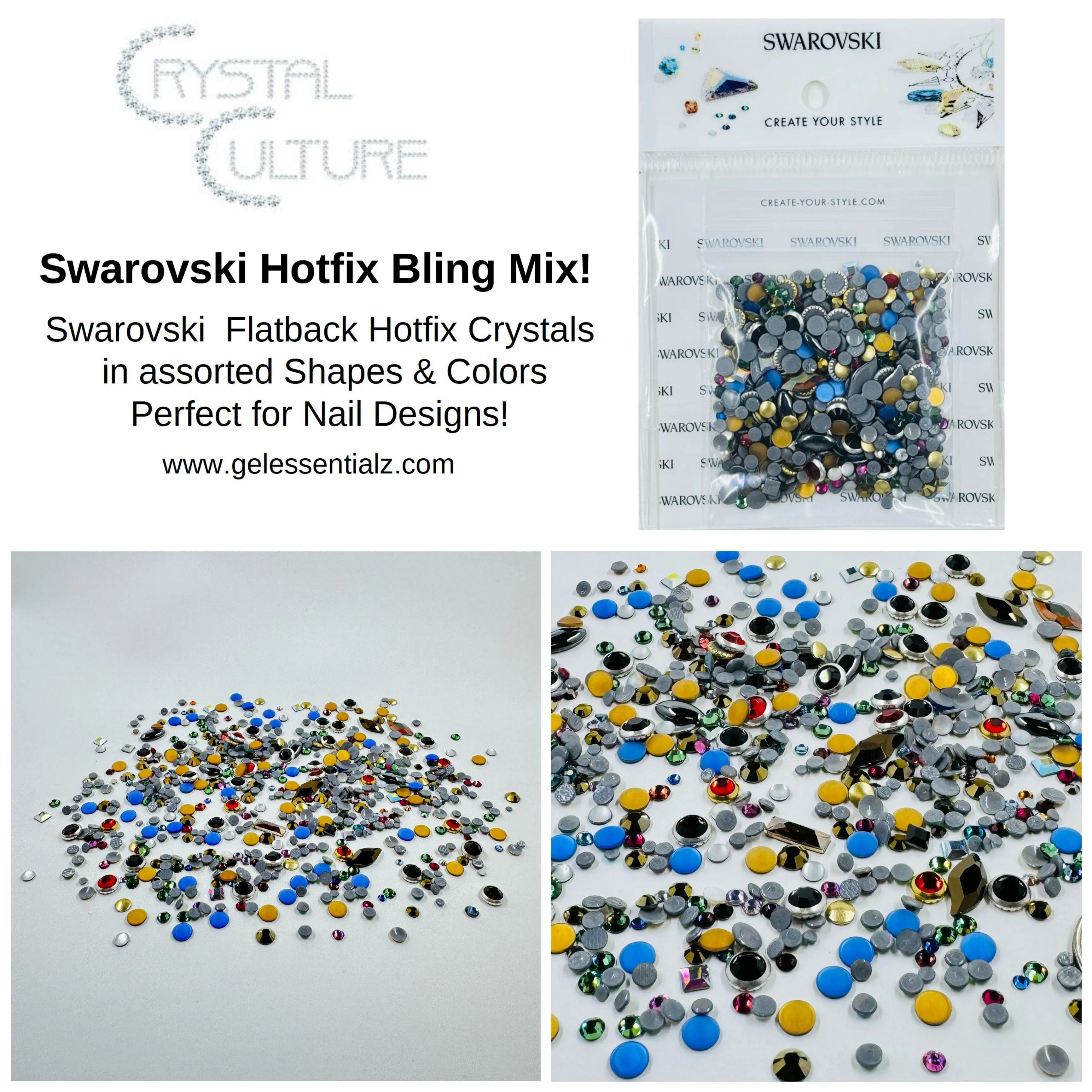 Swarovski Assorted Hotfix Mix! 6